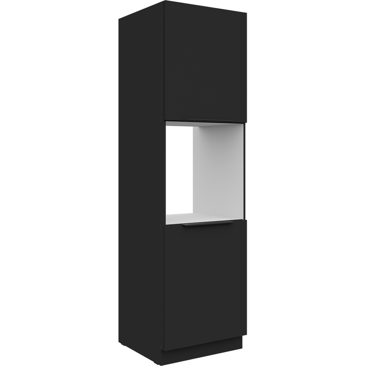 Küchen Hochschrank 60 cm SIENA Schwarz Küchenzeile Küchenblock Küche Einbauküche – Bild 7