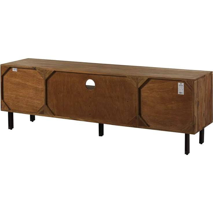 TV-Board Sheesham 185x45x60 natur unbehandelt LICHTENBERG #117 – Bild 10