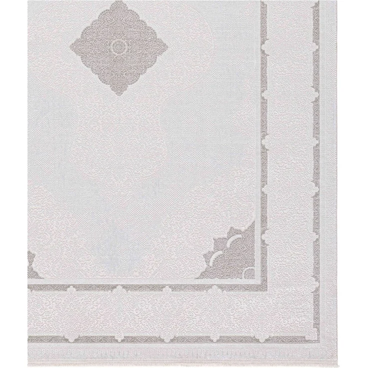 Arven Creme Teppich 200 x 290 cm Acryl Braun 88780522 [en. casa] – Bild 2