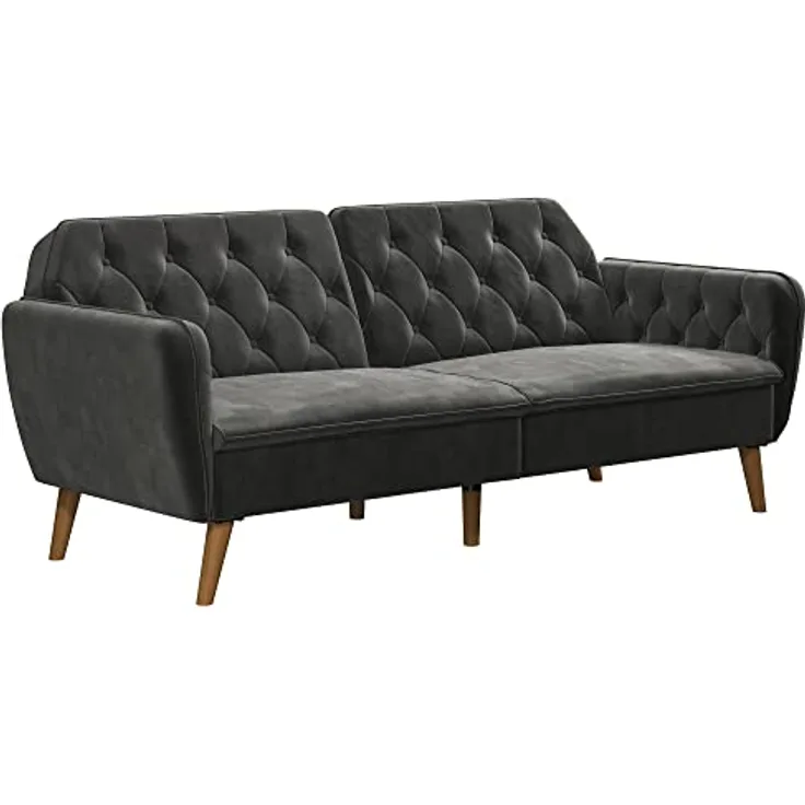 Tallulah Schlafsofa 3-Sitzer aus Samt Grau
