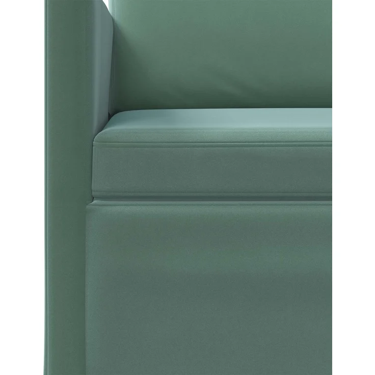 vidaXL Sofa-Set 2 pcs Meergrün Samt (V) 3433214 – Bild 4