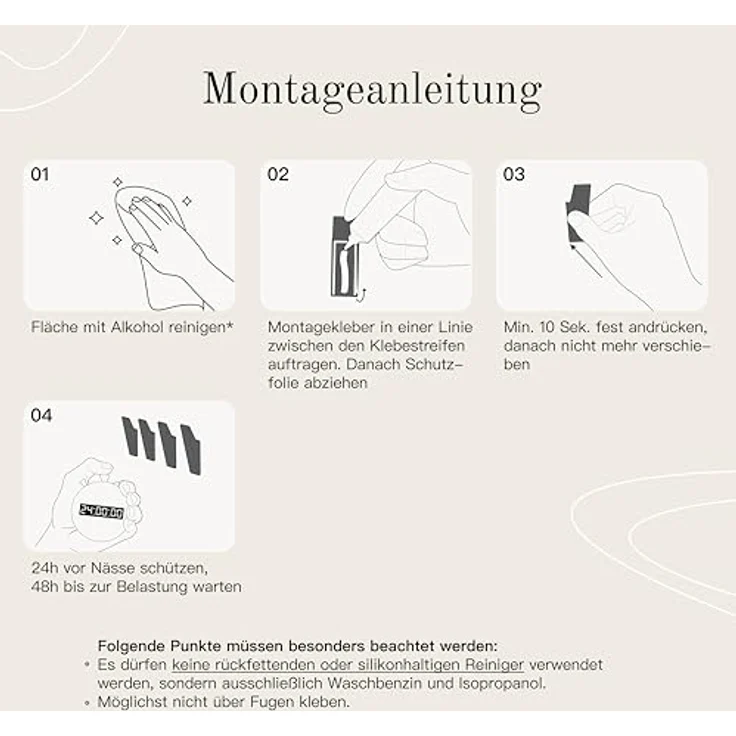 Designfabrik Hamburg Handtuchhaken DFHH KH, (4x Wandhaken), rostfrei, pulverbeschichtet, eloxiert, sandgestrahlt – Bild 6
