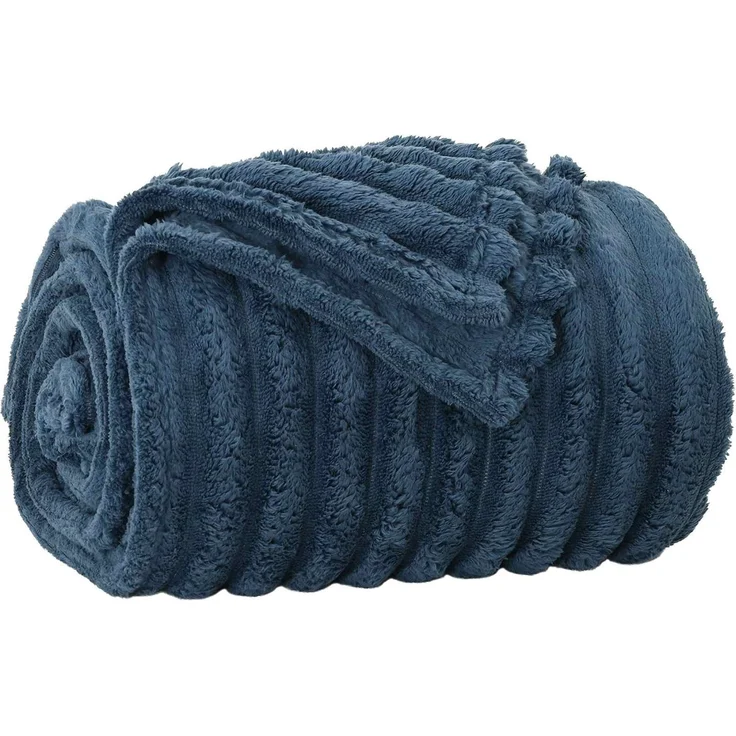 vidaXL Wohndecken 6 Stk. Marineblau 150 x 130 cm 2.85 Fleece 42016881 – Bild 4