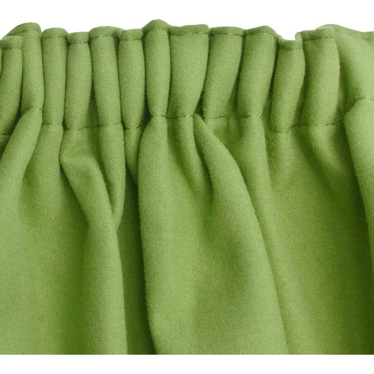 Beautissu Vorhang 2er Set Thermovorhang Gardine Grün Amelie TK, 140x245cm, Vorhang isolierend Kälte- & Hitzeschutz Universalband Verdunkelnd – Bild 3