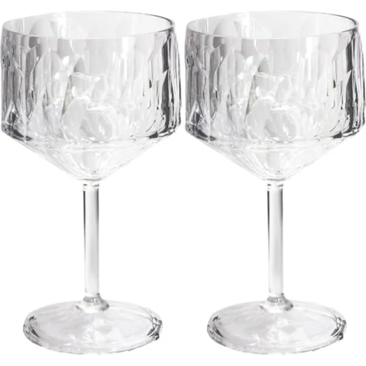 Koziol Superglas Club No. 15 2er Set, Longdrinkbecher, Kunststoff, Crystal Clear, 400 ml, 4480535
