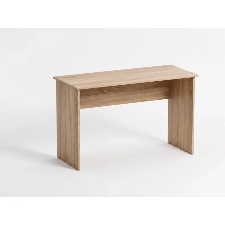 Sleepyshop24 Schreibtisch 90 cm - Modernes Computer Schreibtisch Weiß - Großer Arbeitstisch für Home Office, Kinderzimmer, Studenten - Stabiler PC Tisch, platzsparend 90x75x51 (Sonoma) – Bild 2