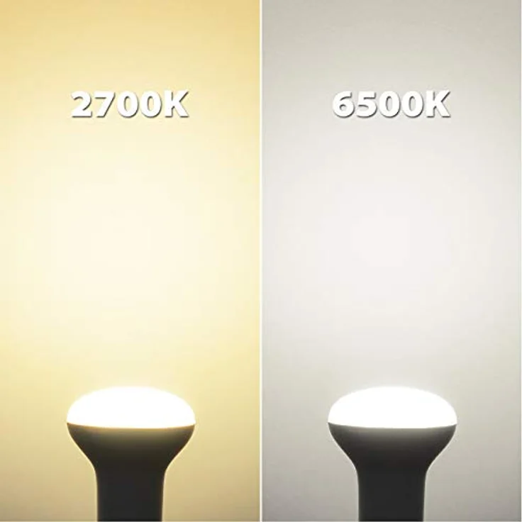 LVWIT LED Reflektorlampe E14 R50,470 lm, Kaltweiß 6500K, 4.9W ersetzt 40W Glühbirne, matt (6er Pack) – Bild 3