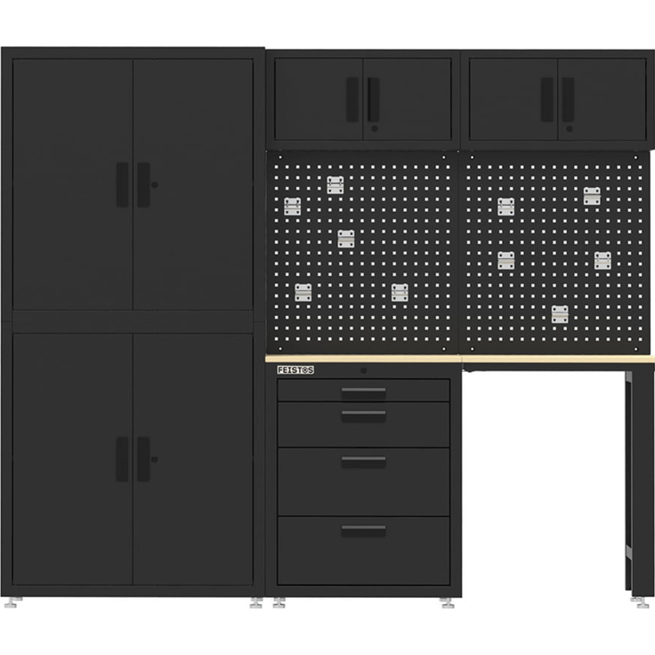 Feistos Werkzeugschrank Monos, 228 x 46 x 190 cm (B x T x H)