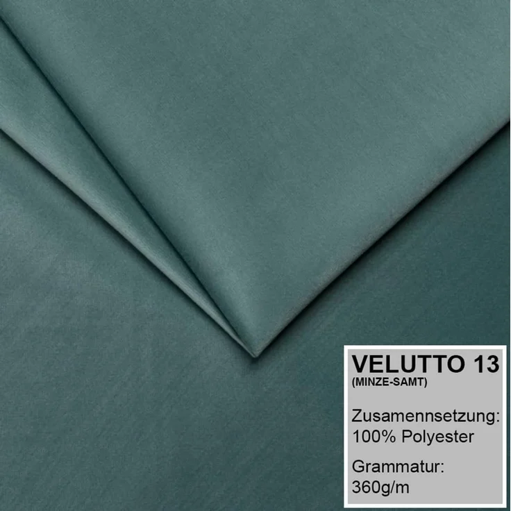 Polsterbett MAROKO 160x200 ohne Matratze mit Bettkasten und Lattenrost. Farbe: Minze 13 – Bild 5