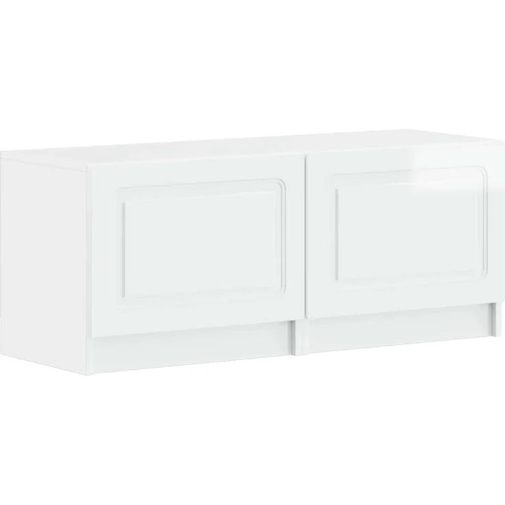 vidaXL LED-TV-Schrank UTRECHT 3 stk. Hochglanz Weiß Holzwerkstoff 3417005 – Bild 4