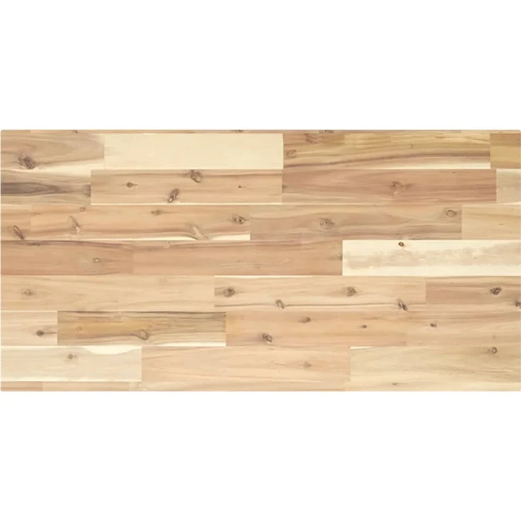 vidaXL Waschbeckenregal Wandmontage Stahl und Akazienholz 3302673 – Bild 8