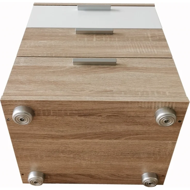 HTI-Line Nachtkommode Nachtschrank Nina mit 3 Schubladen (Stück, 1 St, 1 Nachtschrank), Nachttisch Nachtkommode Nachtkonsole – Bild 5