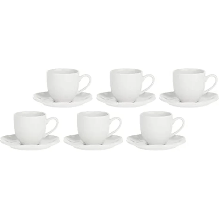 La Porcellana Bianca La Porcellana Bianca 6er-Set Kaffeetassen mit Untertasse 85 ml P000200015Z – Bild 4