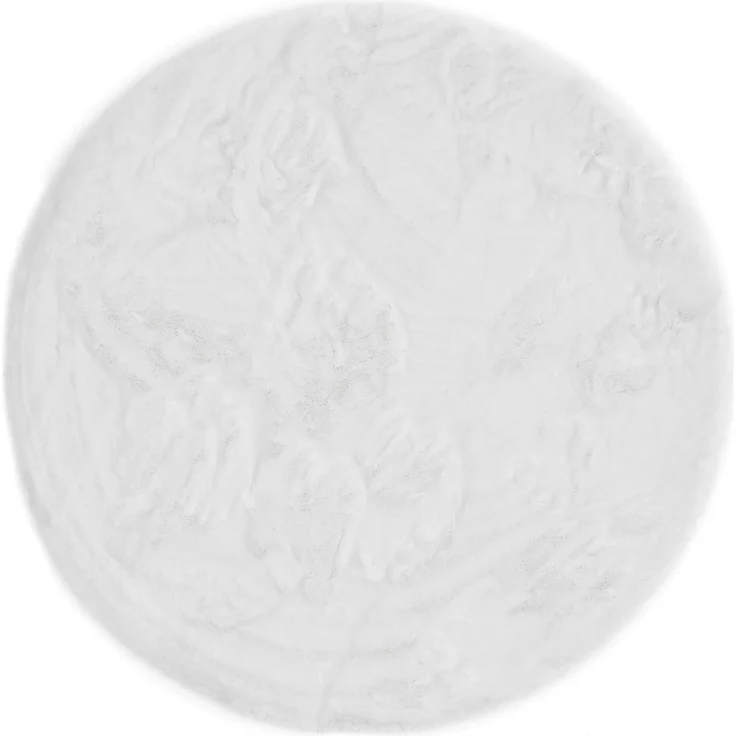 LUXOR living Fellteppich Novara, rund, Höhe: 35 mm, Kunstfell, Kaninchenfell-Haptik, besonders weicher Hochflor – Bild 1