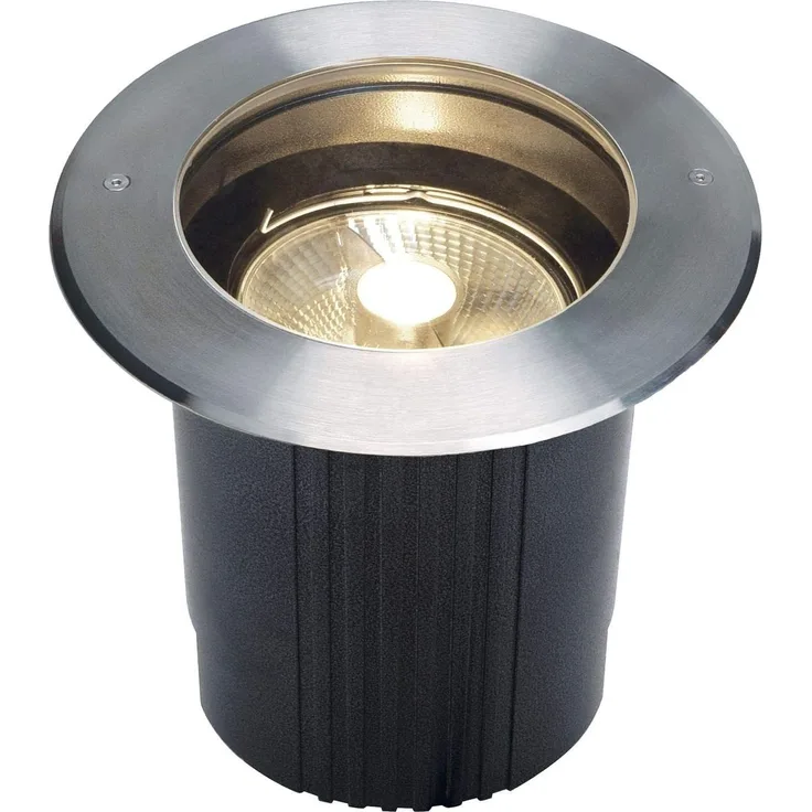 SLV No. 229230 DASAR 215 Bodeneinbauleuchte rund Edelstahl 316 max. 75W IP67