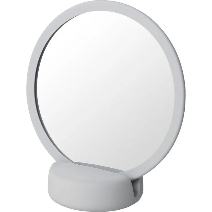 Blomus SONO Kosmetikspiegel, Schminkspiegel, Badezimmerspiegel, Keramik, Silikon, micro chip, 69163