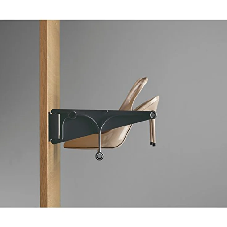 Servetto Schuhablage ausziehbar TAC, Kunststoff schwarz, Einbaubreite 510-1000mm, Wand- und Schrankmontage – Bild 3