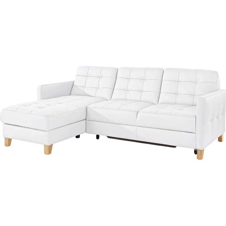 exxpo - sofa fashion Ecksofa Elio, kompakt, bequem & zeitloses Design, Breite 217cm, L-Form, wahlweise mit Bettfunktion – Bild 3