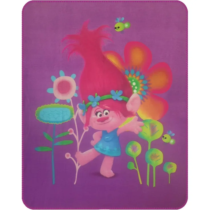 Fleecedecke Trolls Poppy 110x140 cm