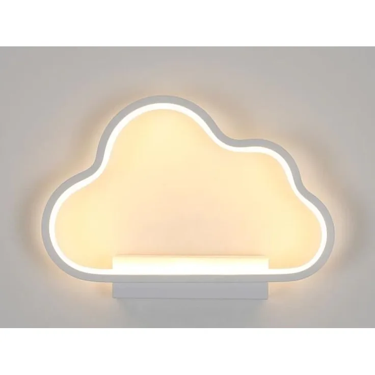 DELIPOP – Wandleuchte – Wolkenmotiv – 20 W – Warmweiß – Fürs Kinderzimmer – 28x20x5cm