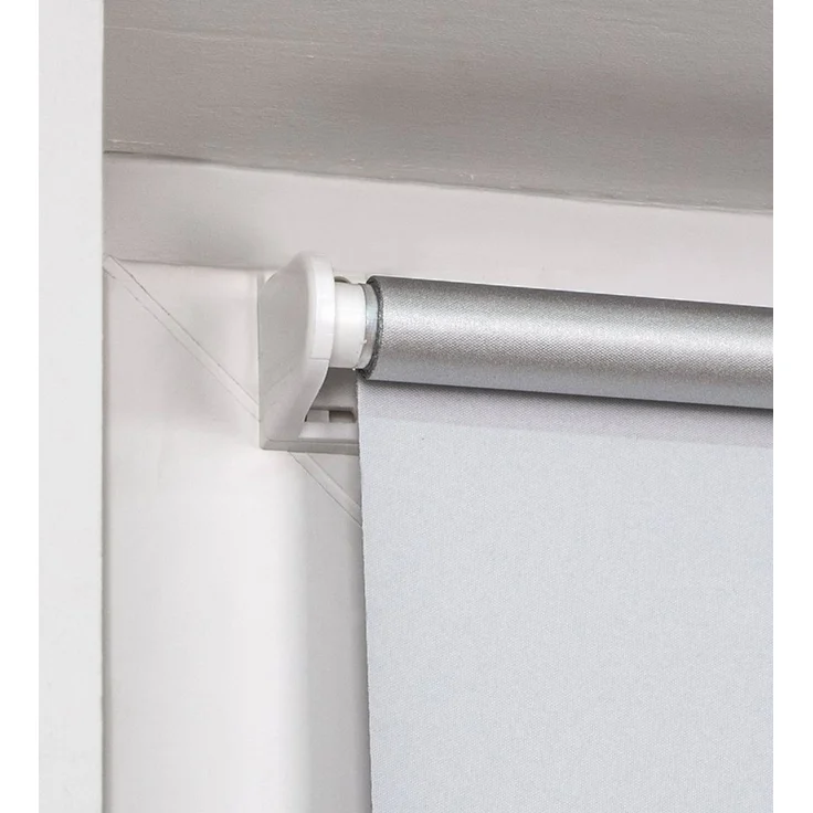 Verdunklungsrollo Klemmfix Tenebra Verdunkelungsrollo-Thermorollo, 50x160 cm, weiß, Victoria M, blickdicht, ohne Bohren, in Führungsschienen, Klemmfix, Thermo – Isolierung, Mit Magnet – Bild 4
