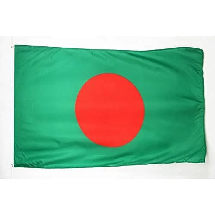 AZ FLAG - Flagge Bangladesch - 250x150 cm - Bangladeschfahne Große Fahne 100% Polyester mit Messing-Ösen - 300g – Bild 4