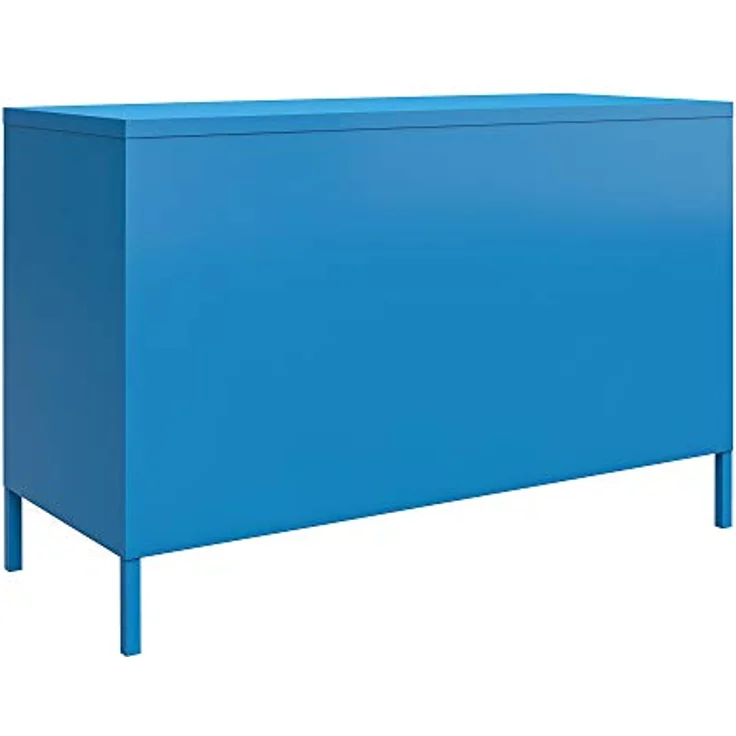 DHP Furniture Dorel Home Novogratz Cache, Metall, Schließfach, Aufbewahrung, blau, Einheitsgröße – Bild 6