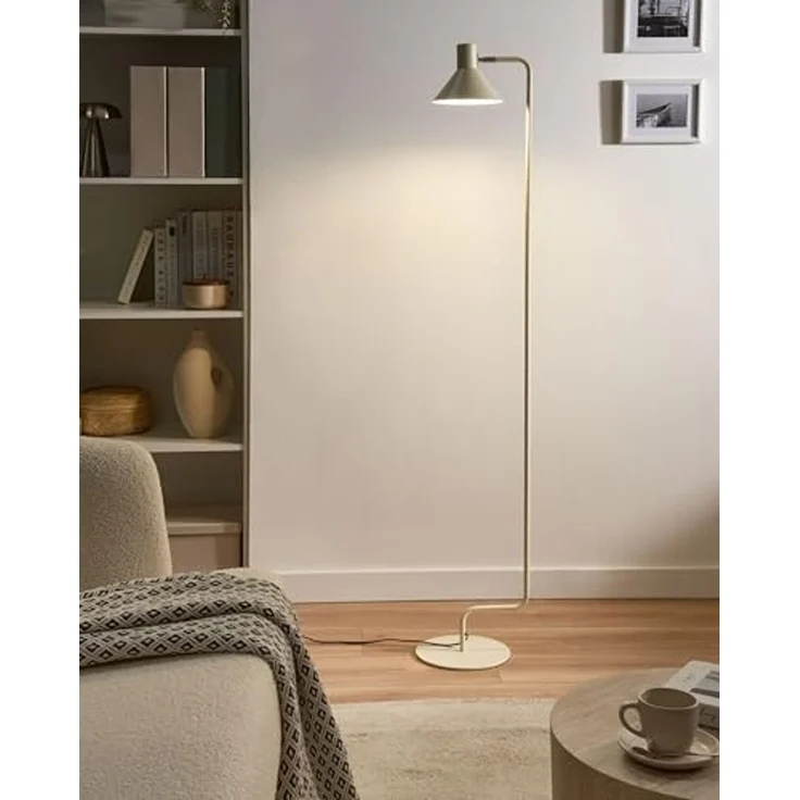 Stehlampe RIMAVA Metall Cremeweiß – Bild 2