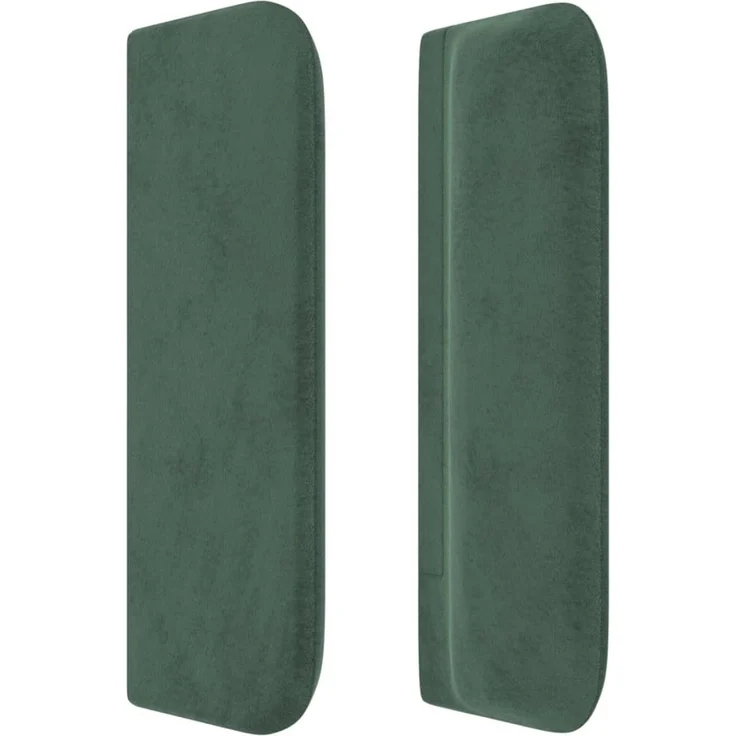 vidaXL Kopfteil mit Ohren Dunkelgrün 147 x 16 x 78/88 cm Samt 3119253 – Bild 4