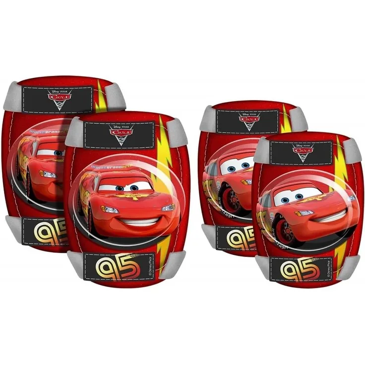 Disney Schutzset Cars rot / schwarz Größe S