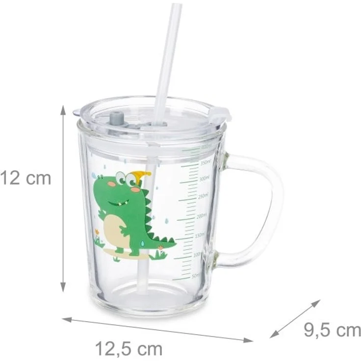 2er Set Kindergläser mit Dinomotiv – Bild 4