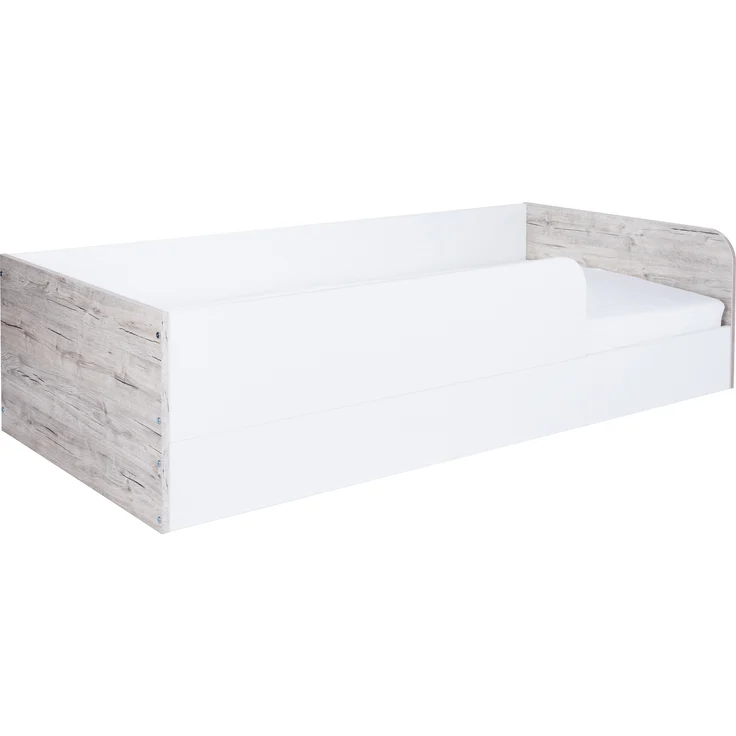 Bodenbett »Bente« 90 x 200 cm, Eiche-Sand / Weiß, Arthur Berndt – Bild 2