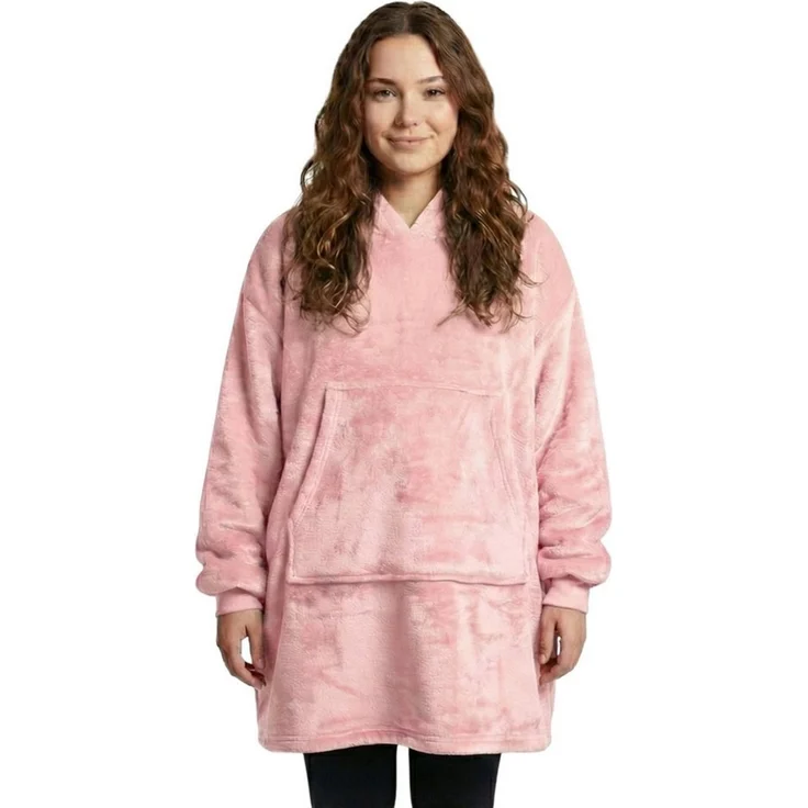 Wohndecke IamFlauschi Hoodie Decke mit Ärmeln, Kapuze und Kängurutasche, NYVI, Tragbare Flanell Decke zum Anziehen für Erwachsene & Jugendliche – Bild 5