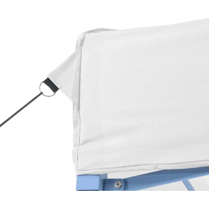 Profi-Partyzelt Faltbar, Gartenzelt 280 x 410 x 315 cm Stahl Weiß – Bild 4