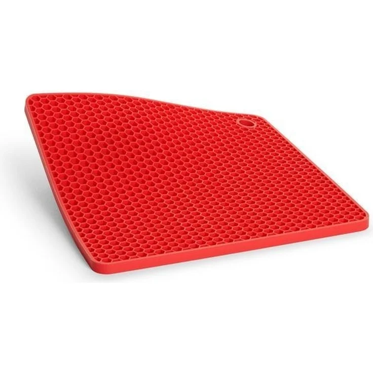 WOLL Silikon-Spritzschutz Untersetzer hitzebeständig bis 260 °C 19 x 1 x 19 cm nicht Induktionsgeeignet Spülmaschinenfest – Bild 2