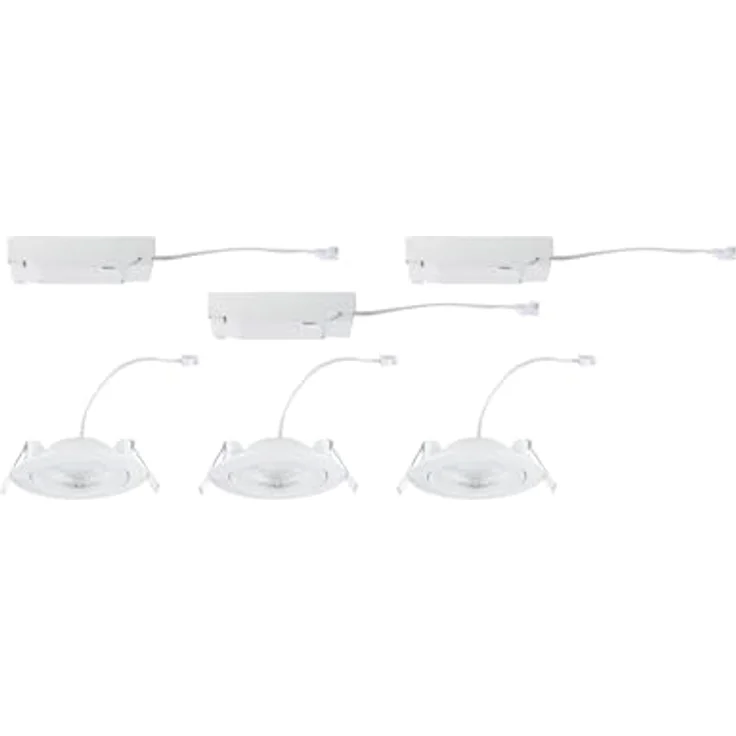 Paulmann 92254 LED Einbauleuchte White Select Aumus 3er-Set schwenkbar Weiß 230V dimmbar – Bild 13