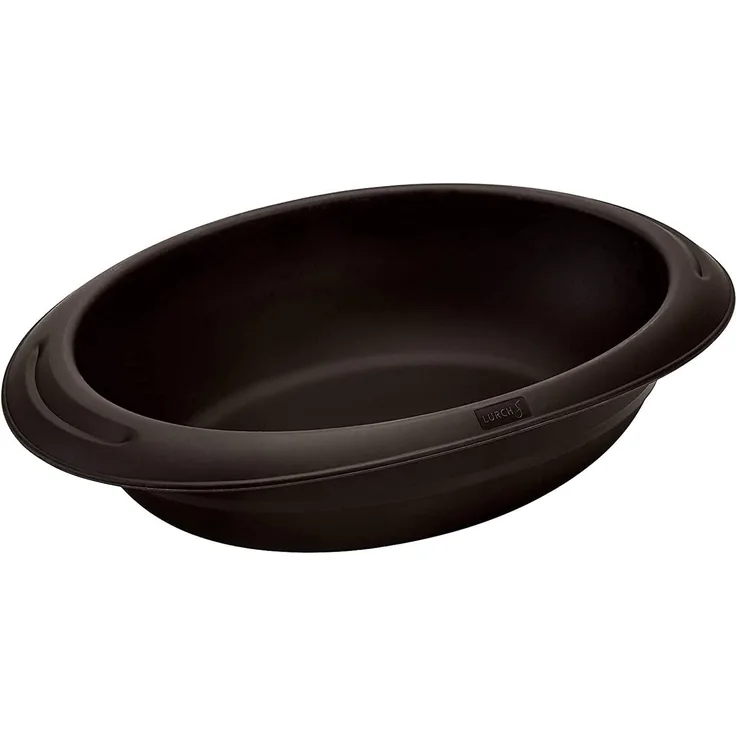 Lurch 85034 FlexiForm Oval / Brotbackform zum Backen unterschiedlichster Brotsorten aus 100% BPA-freiem Premium-Platin-Silikon 24x18 cm, braun