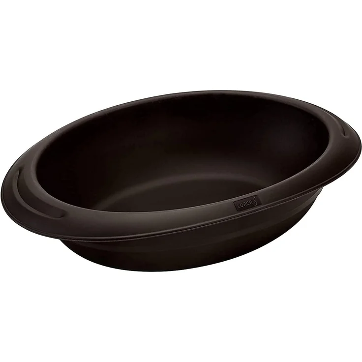 Lurch 85034 FlexiForm Oval / Brotbackform zum Backen unterschiedlichster Brotsorten aus 100% BPA-freiem Premium-Platin-Silikon 24x18 cm, braun