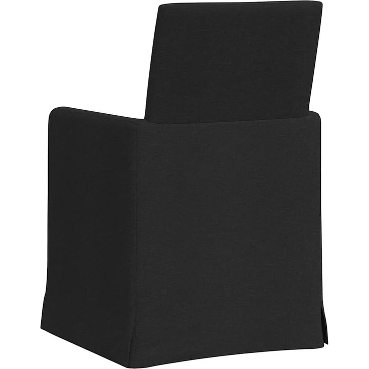 vidaXL Esszimmerstühle 2 pcs Schwarz 57 x 67 x 95 cm Stoff 42017905 – Bild 5