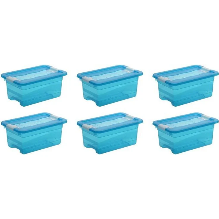 keeeper Aufbewahrungsbox cornelia (Set, 6 St), mit Deckel, Schiebeverschluss – Bild 4