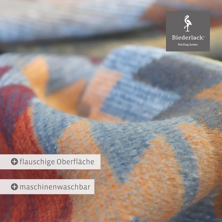 Wohndecke Navajo, bunte Ethno-Sofadecke in 150x200 cm, Biederlack, Decke aus Baumwollmischgewebe, Made in Germany – Bild 5