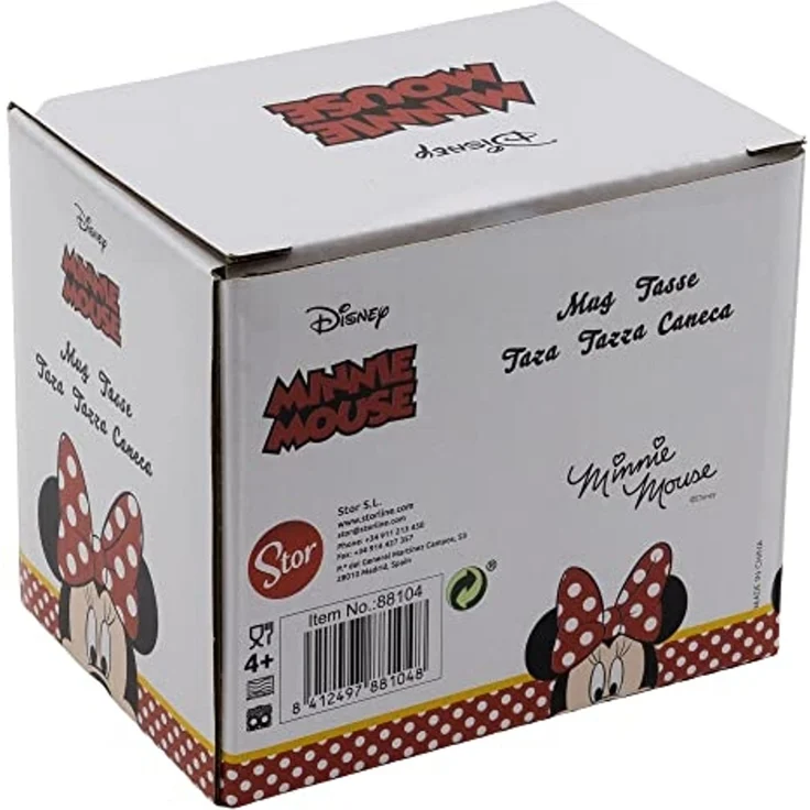 Disney Minnie Mouse Tasse 325ml – So Edgy Bows Keramikbecher im Geschenkset – Bild 4