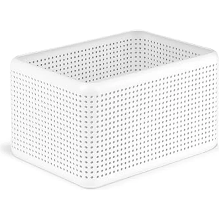 Rotho Madei Aufbewahrungsbox 13l, Kunststoff (PP) BPA-frei, weiss, 13l (32,6 x 23,8 x 18,8 cm)