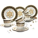 Majestosa Schwarz, Kaffeeservice 18-tlg (mo)