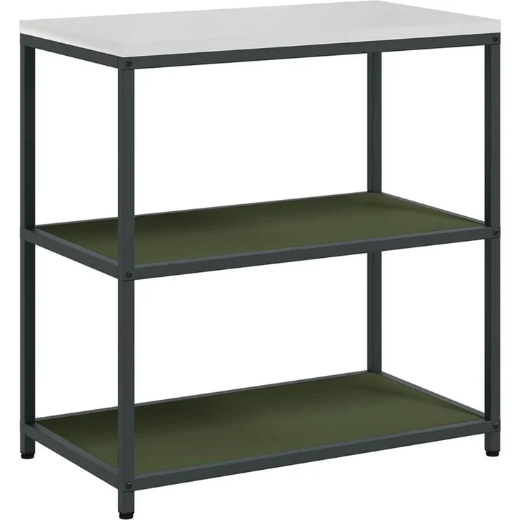 vidaXL Küchenregal HATTEM Olivgrün 90 x 50 x 92 cm Stahl 874957 – Bild 2