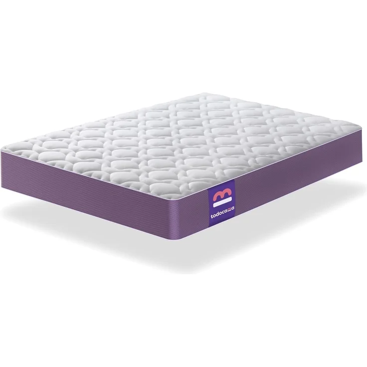 Todocama - Viskoelastische Matratze, mehrschichtig, atmungsaktives Aloe Vera-Gewebe, Höhe ± 21 cm, Behandlung gegen Milben und Bakterien. 100x200 cm – Bild 1