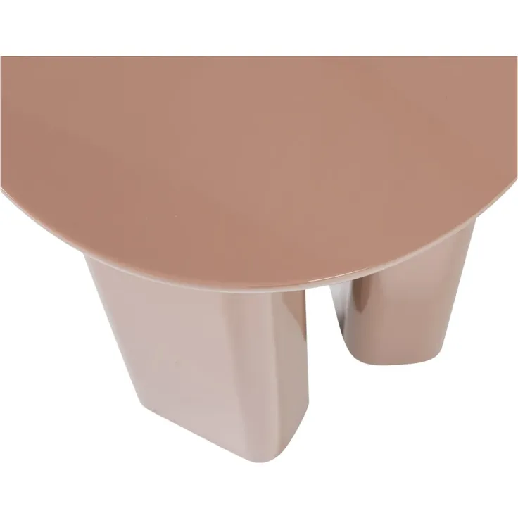 Beistelltisch Orivo - MDF & Holzfurnier Altrosa, Ø 40 cm – Bild 6