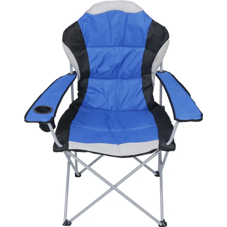 TrendLine Campingstuhl Compact mit Armlehne Klappstuhl Faltstuhl Anglerstuhl