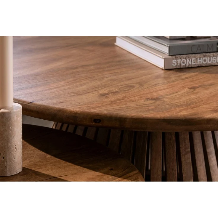 Luxusbetten24 Couchtisch Savira, 2er Set aus Mangoholz – Bild 3
