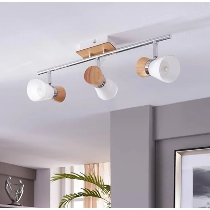 Lindby Deckenstrahler Vivica, Glas IP20, 3 x 40 W – Bild 2